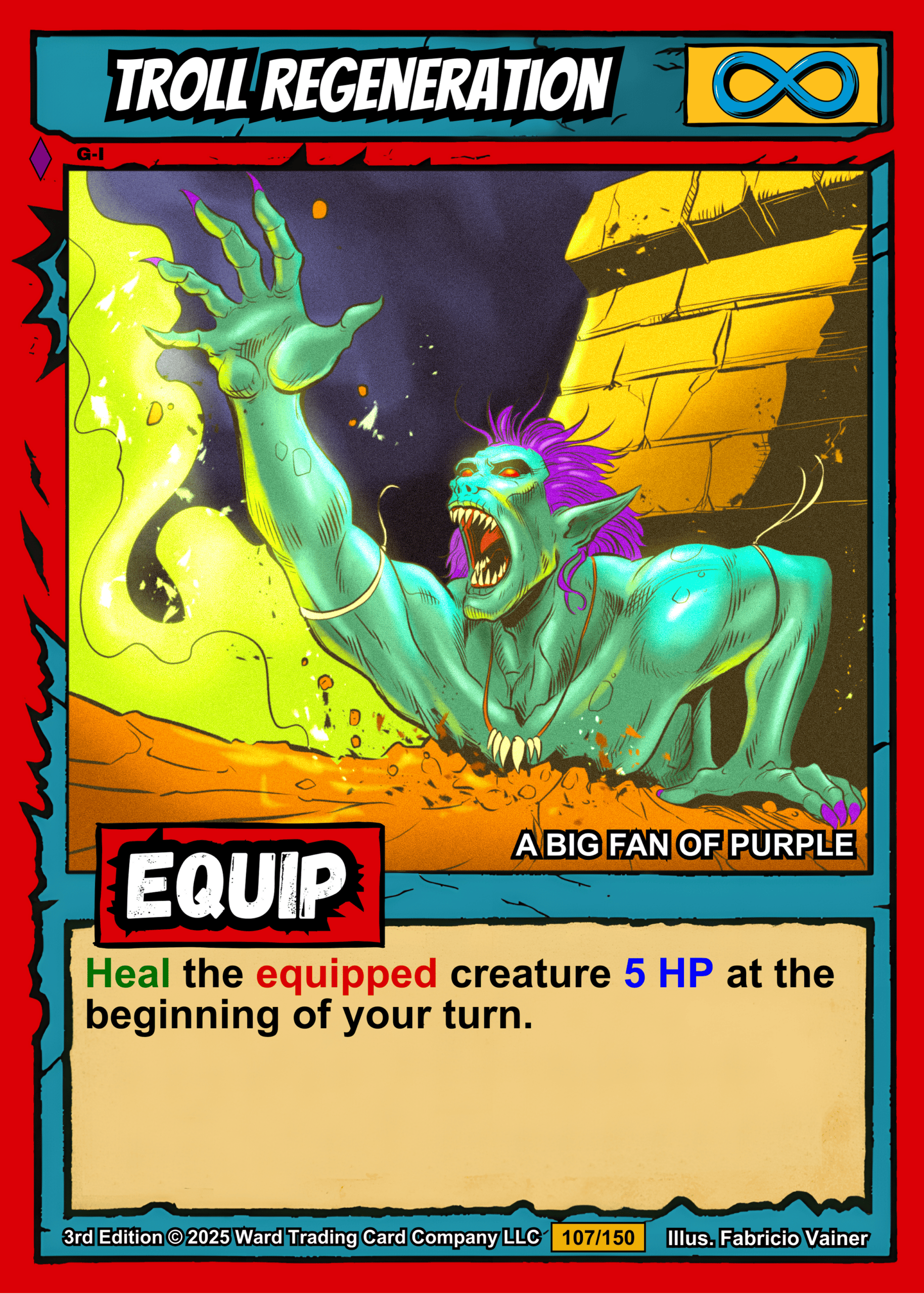 Troll Regeneration - Ward Trading Card Game